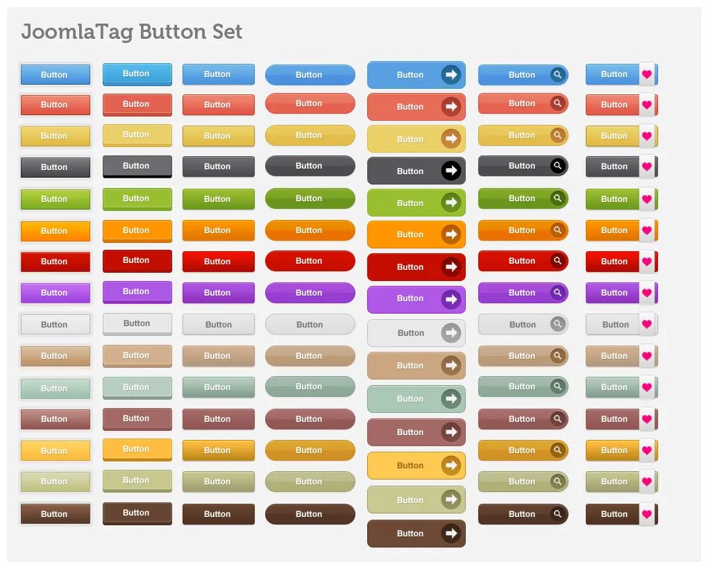 Grab 105 editable buttons for free