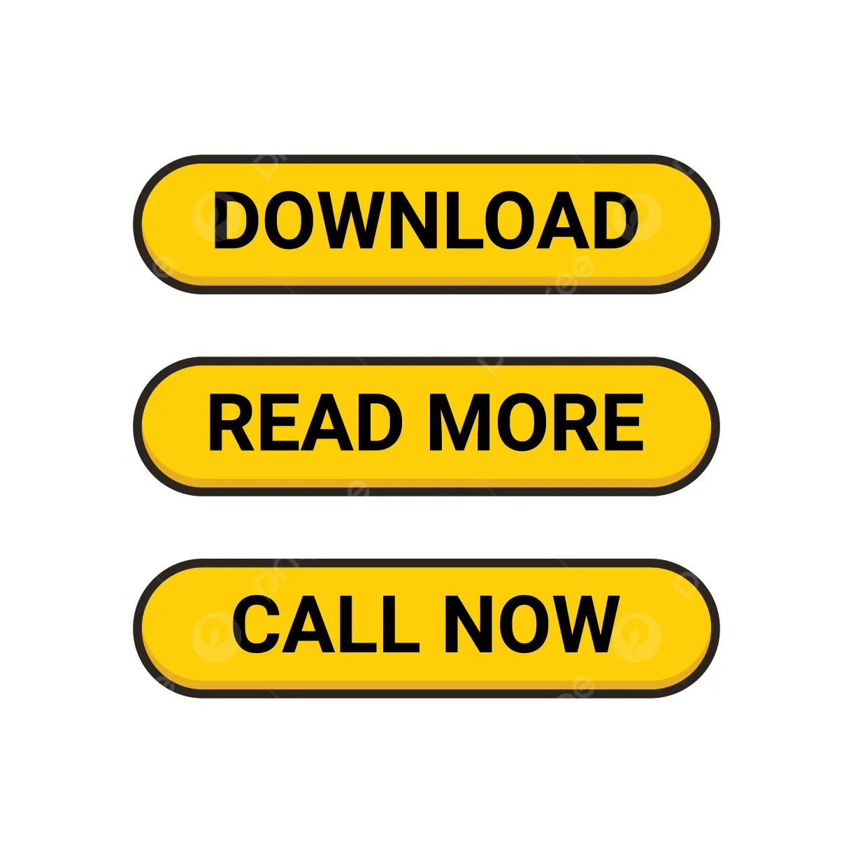 Call to action, buttons, button png and vector