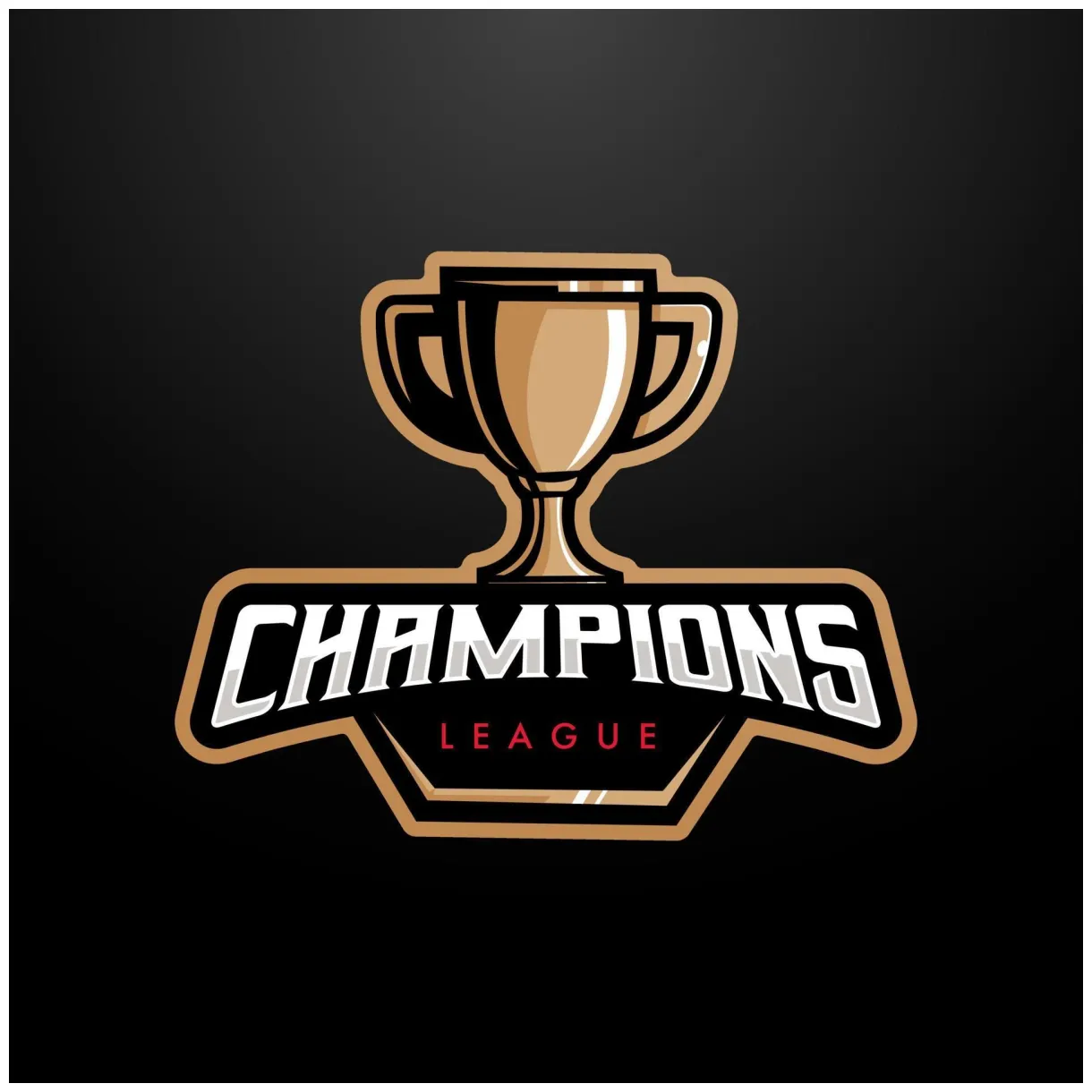 Champions League Esport Logo Design