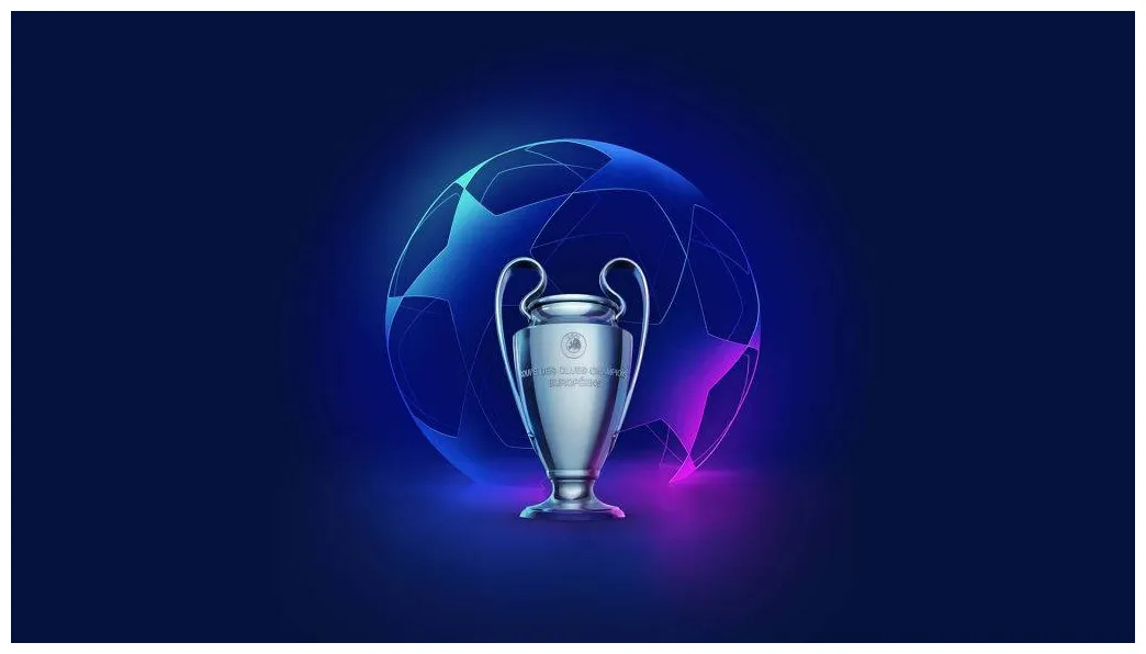 Download Champions League Logo Blue Purple Wallpaper | Wallpapers.com
