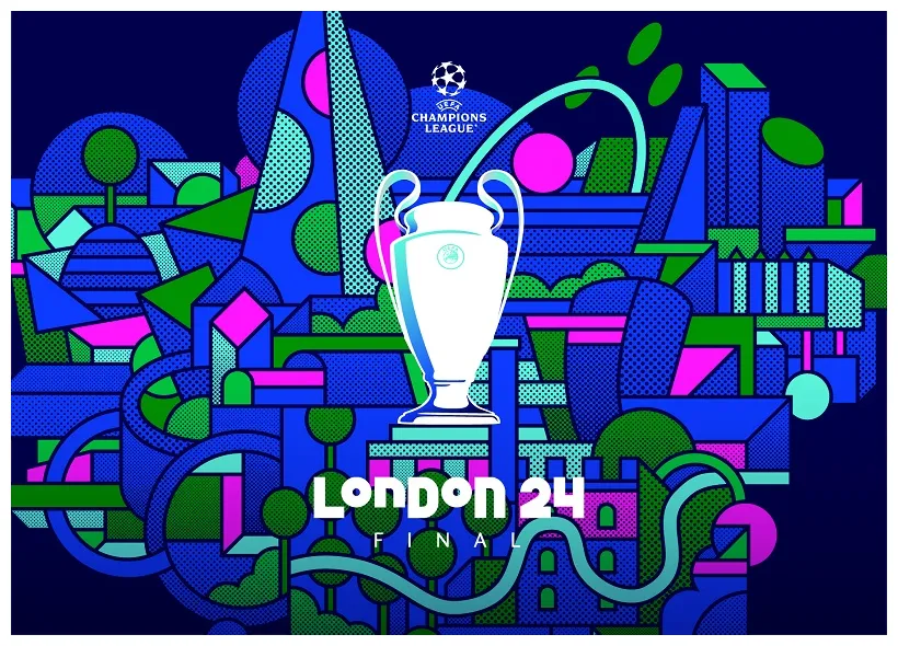 Brand identity unveiled for the 2024 UEFA Champions League final in