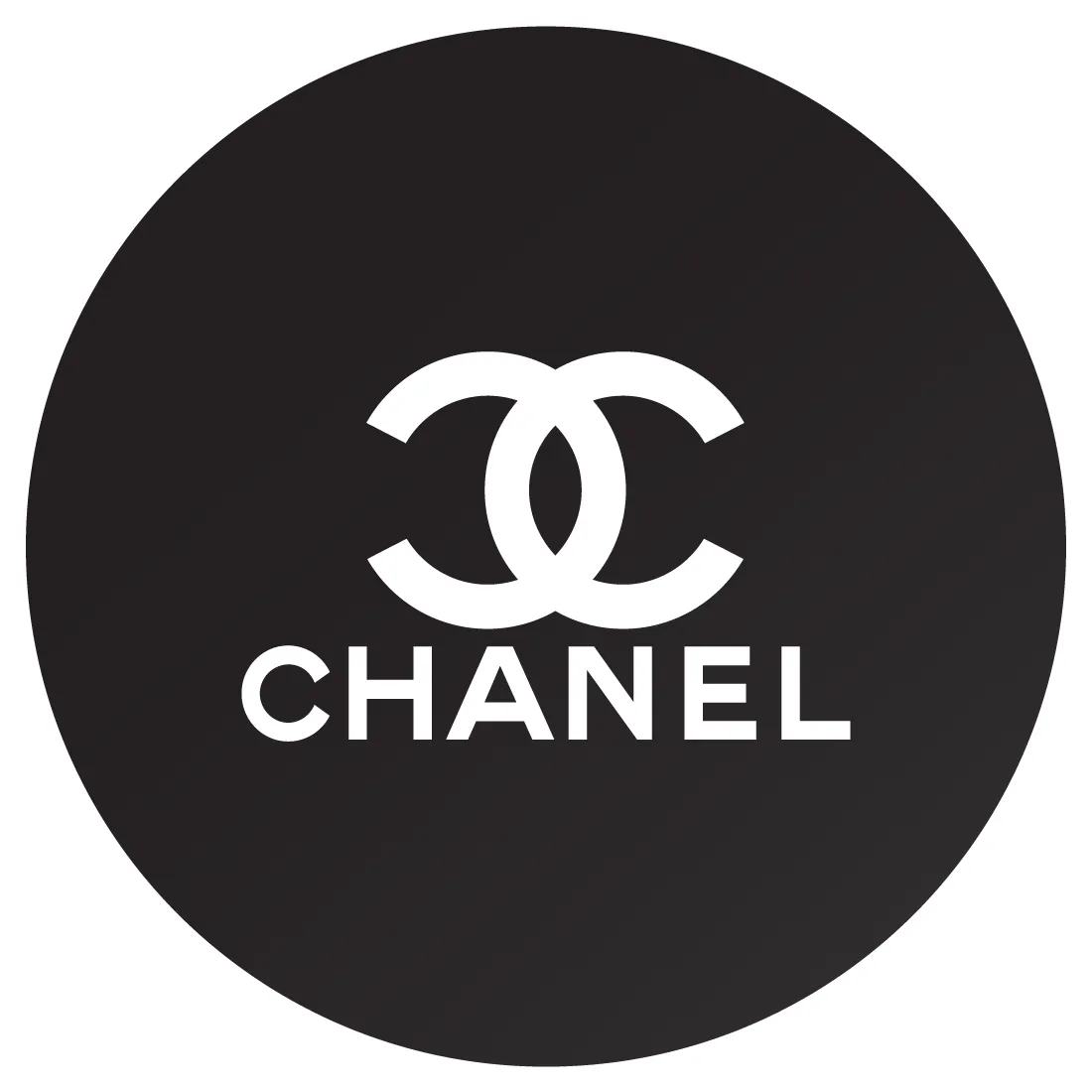 Chanel Logo White