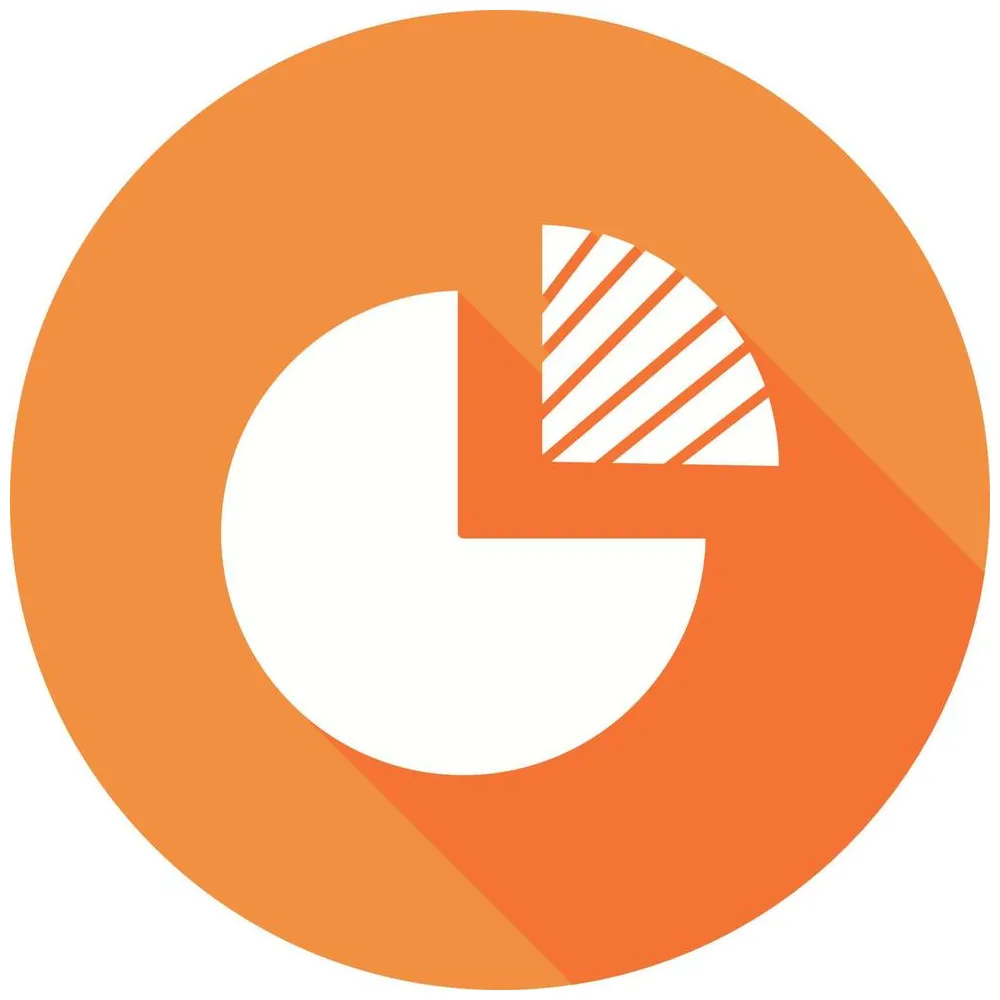 Pie chart vector icon 19603896 vector art at vecteezy