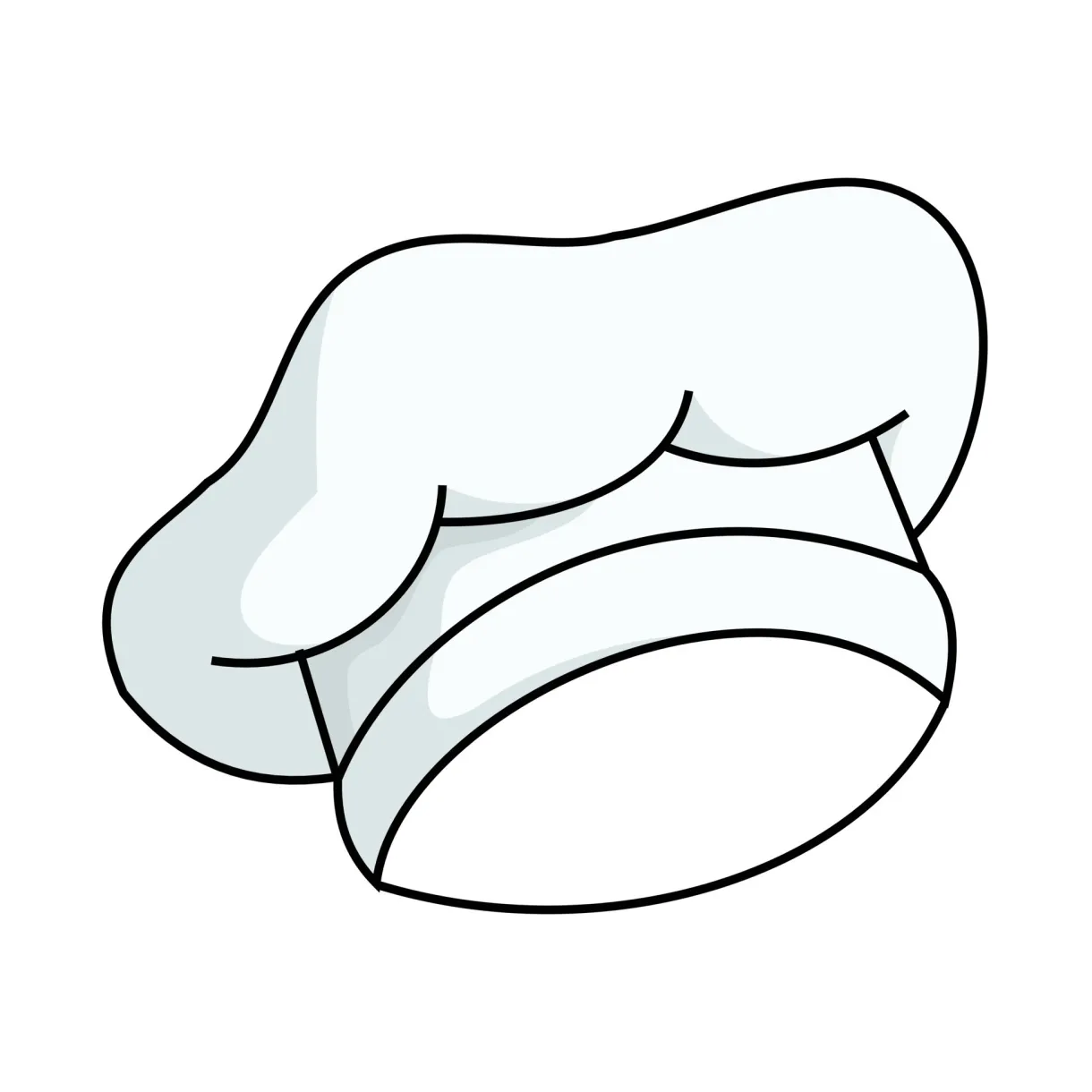 In cartoon style on a white vector