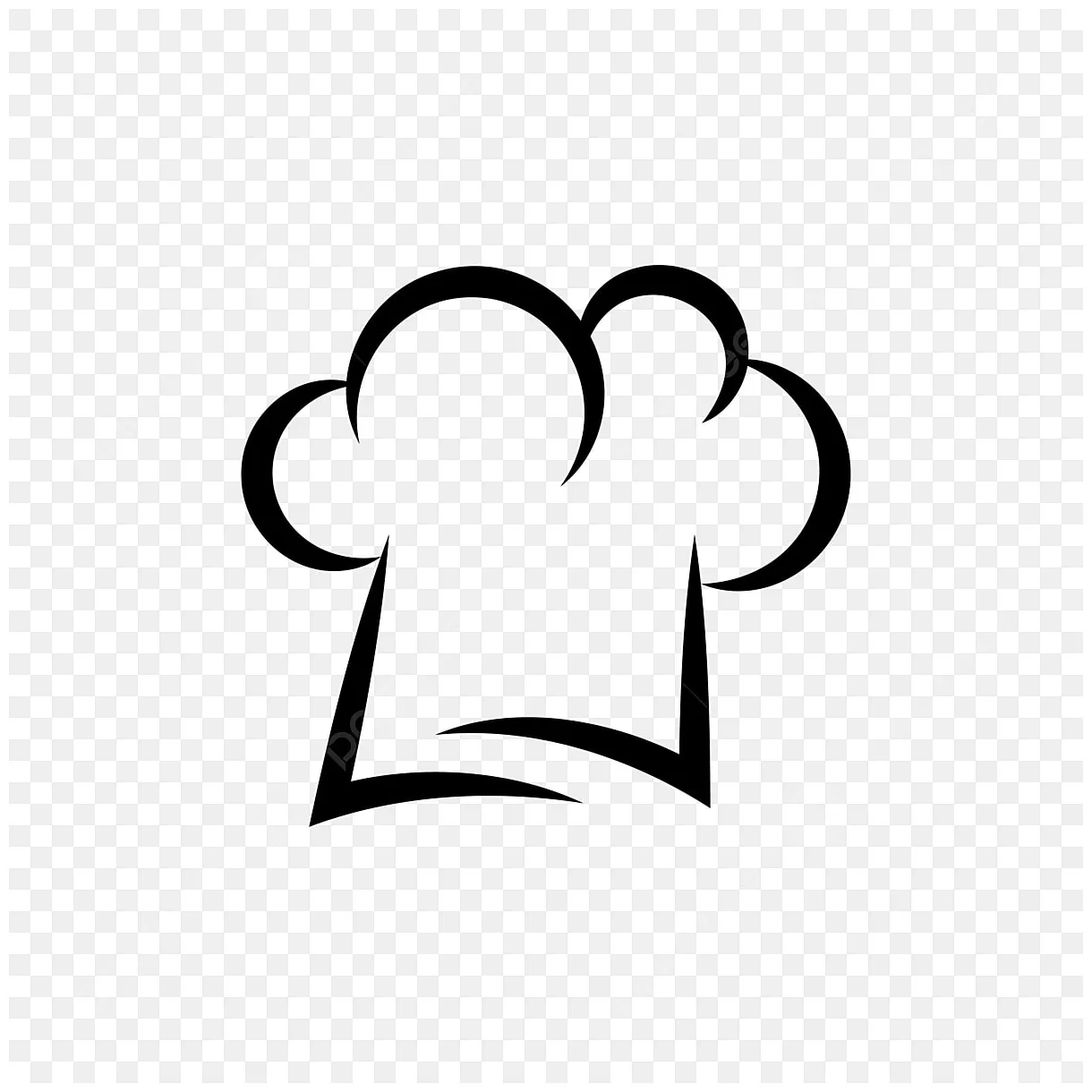 Chef hat clipart transparent png , design template