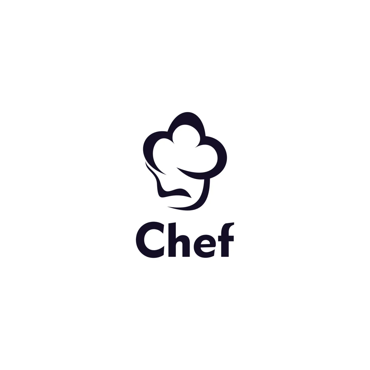 Chef hat flat icon logo 19946122 vector art at vecteezy