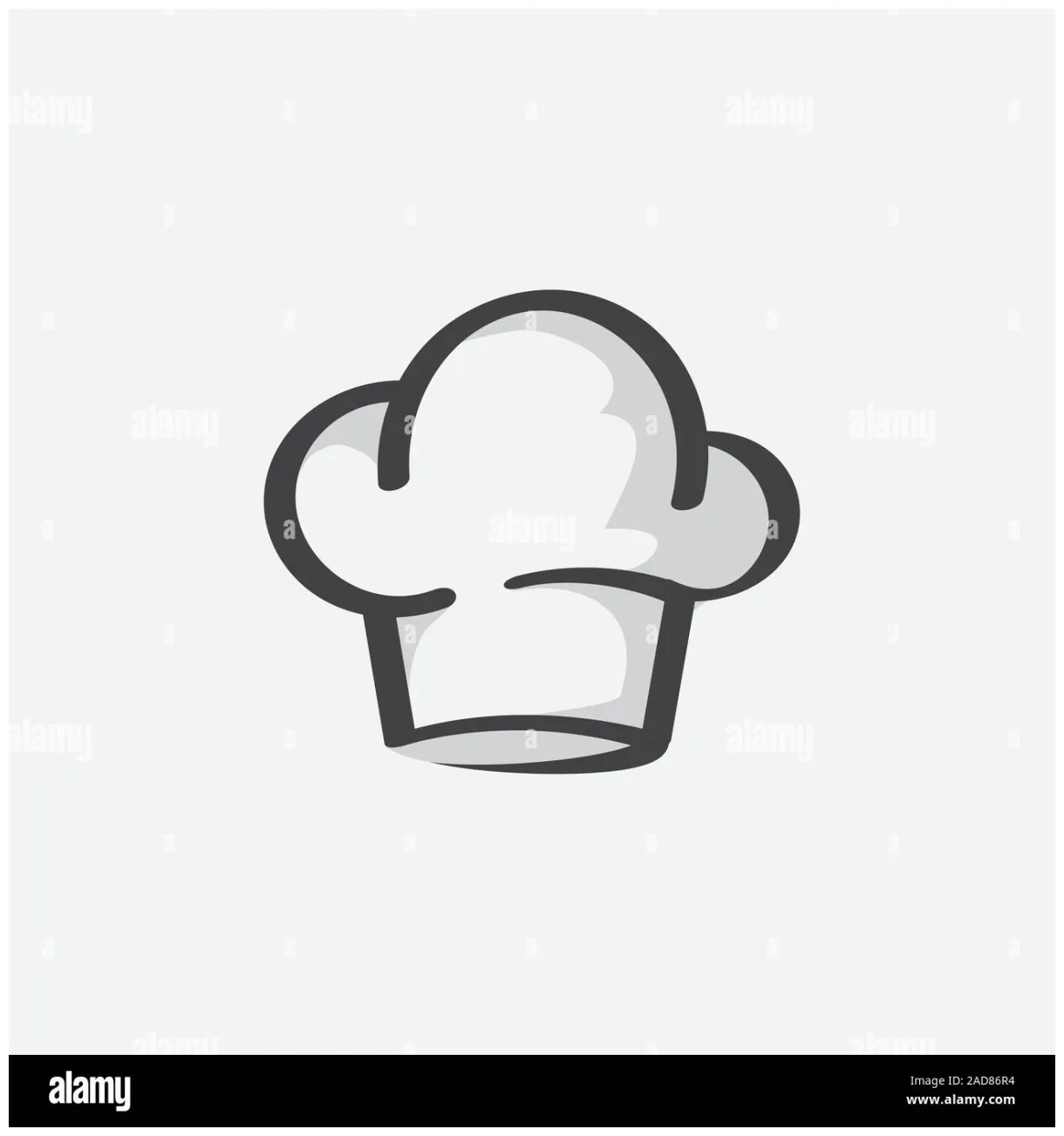 Hat for chef kitchens, vector, chef cap design stock