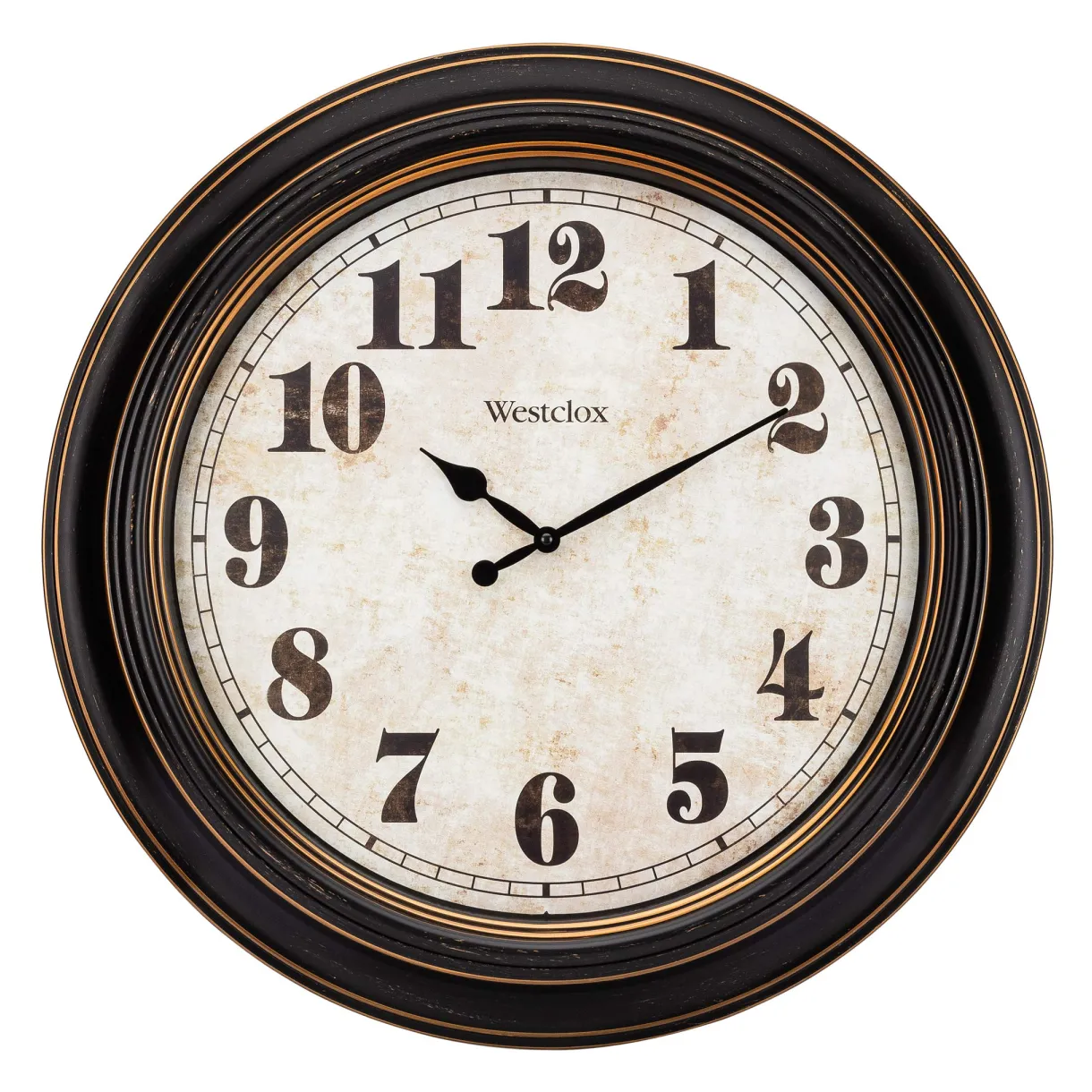Amazon westclox traditional large wall clock battery-operated