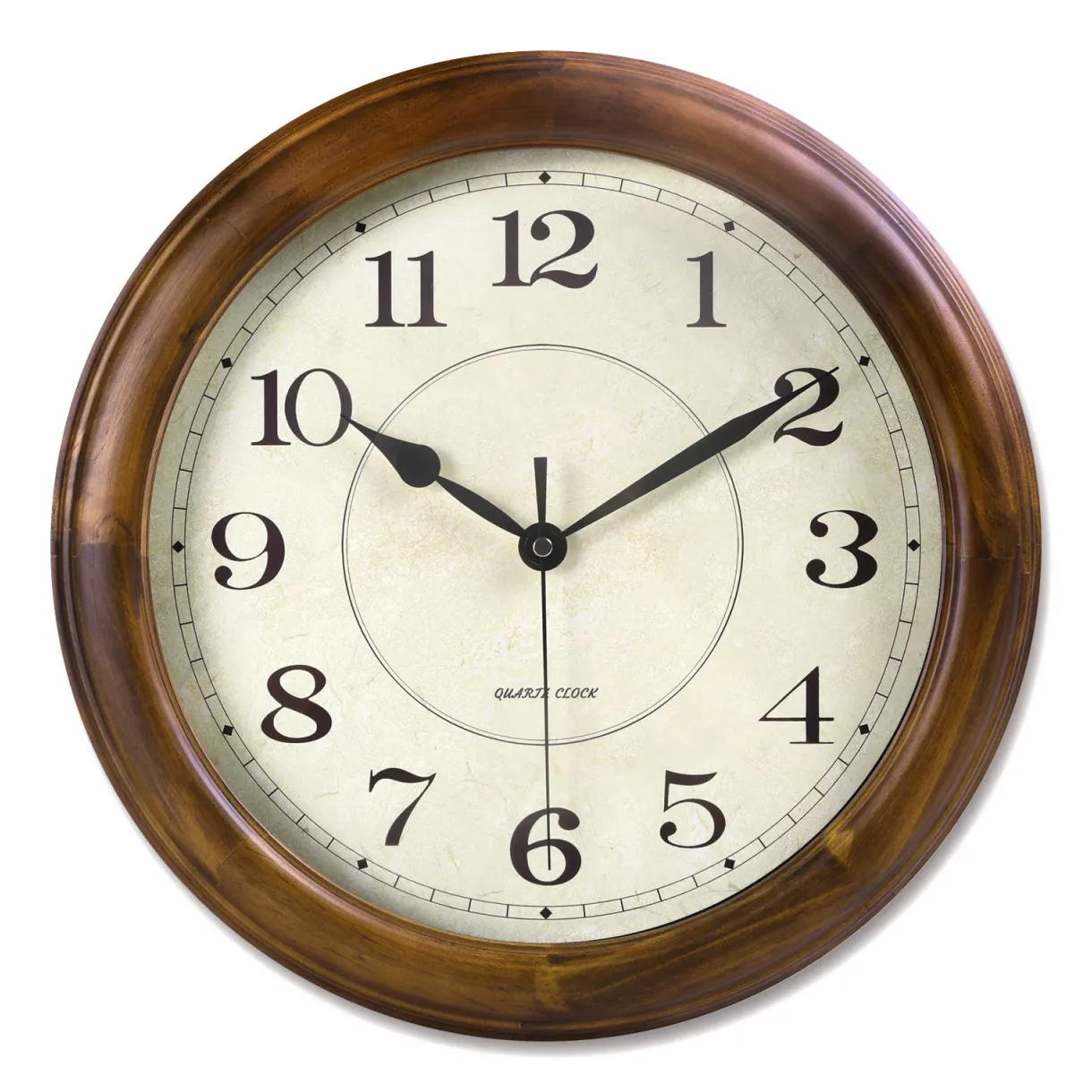 Buy kesin wall clock wood 14 inch silent wall clocks large decorative
