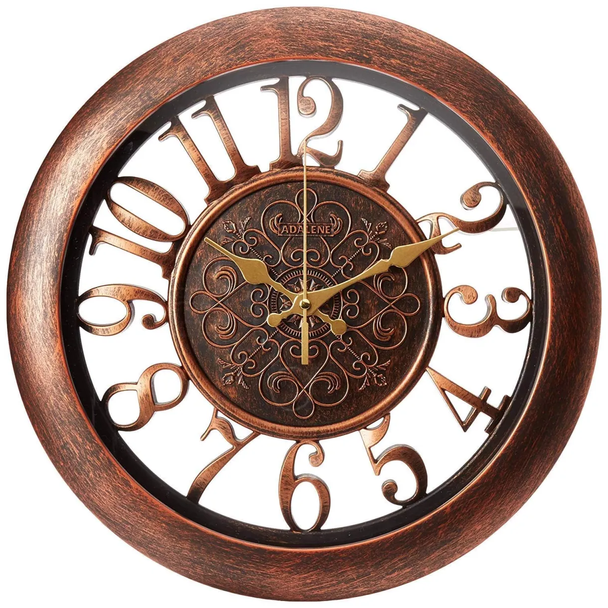 Buy adalene wall clocks battery operated non ticking completely