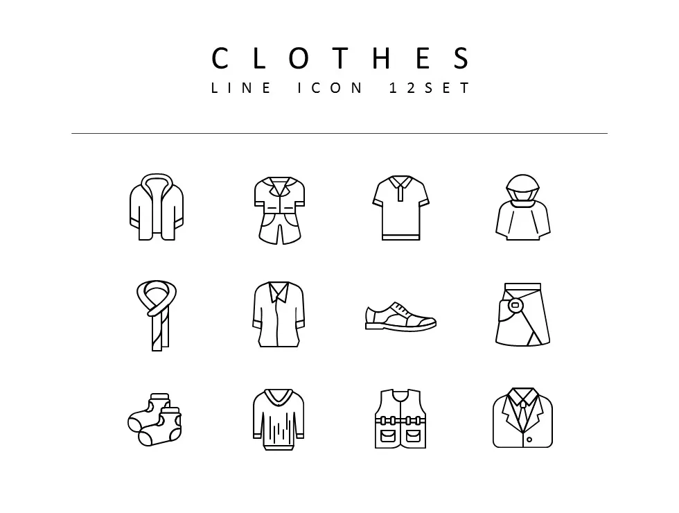 Clothes icons
