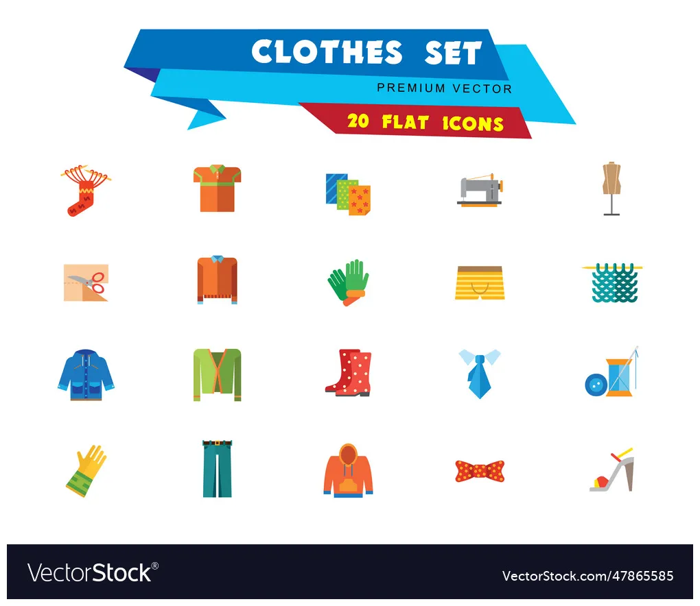 Set vector vectorstock