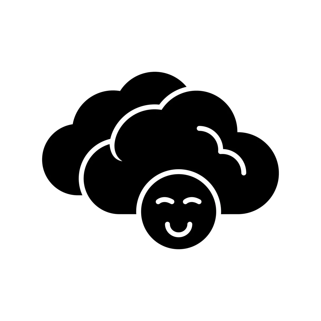 Cloudy vector icon 14733778 vector art at vecteezy