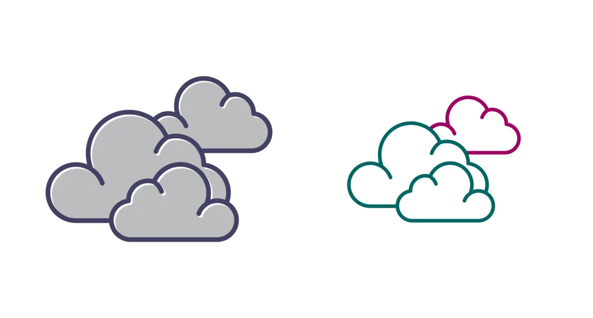 Cloudy vector icon 22833152 vector art at vecteezy