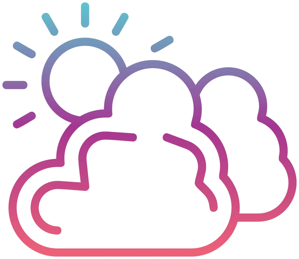 Cloudy vector icon 17053468 vector art at vecteezy