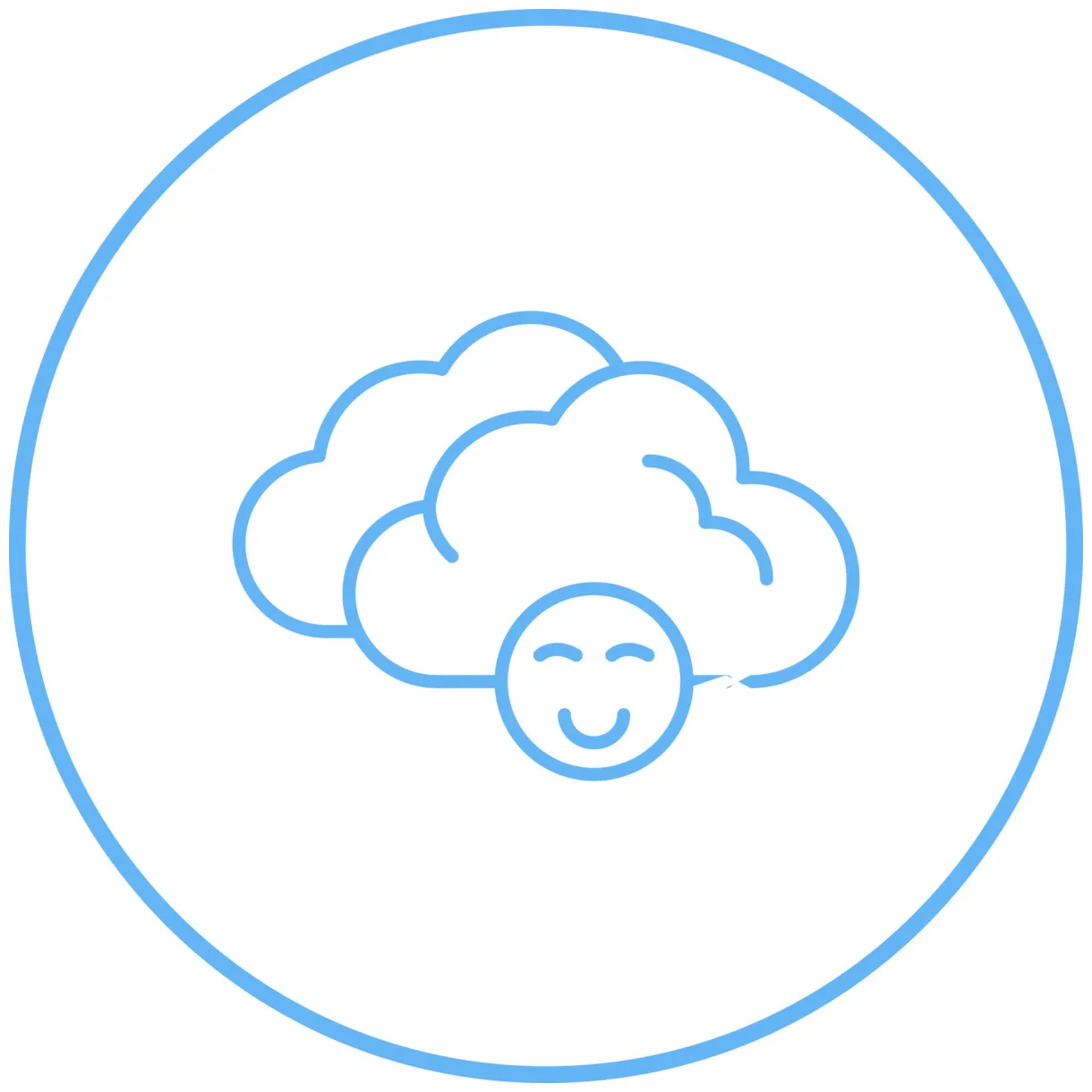 Cloudy vector icon 20263180 vector art at vecteezy
