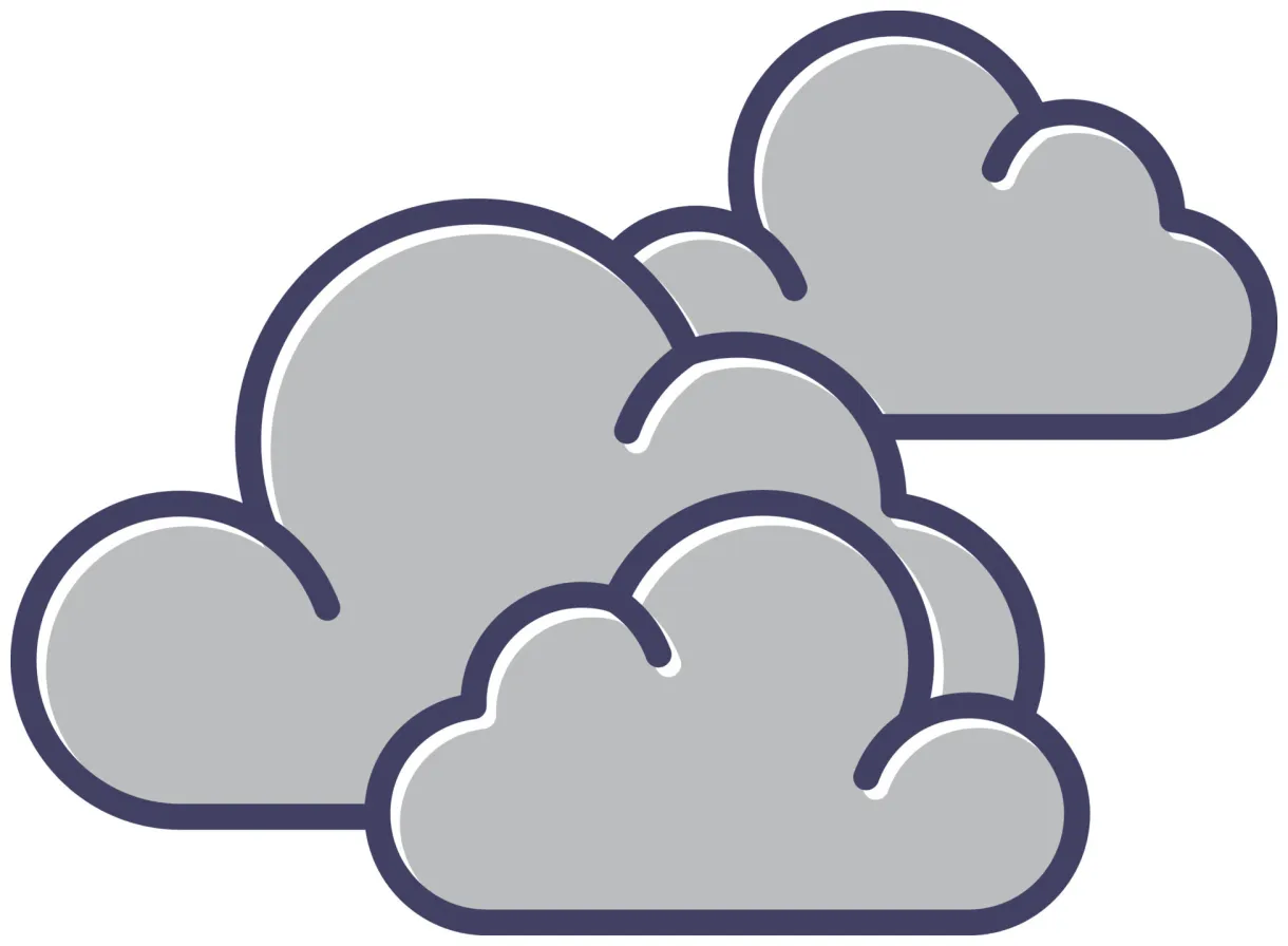 Cloudy vector icon 13998614 vector art at vecteezy