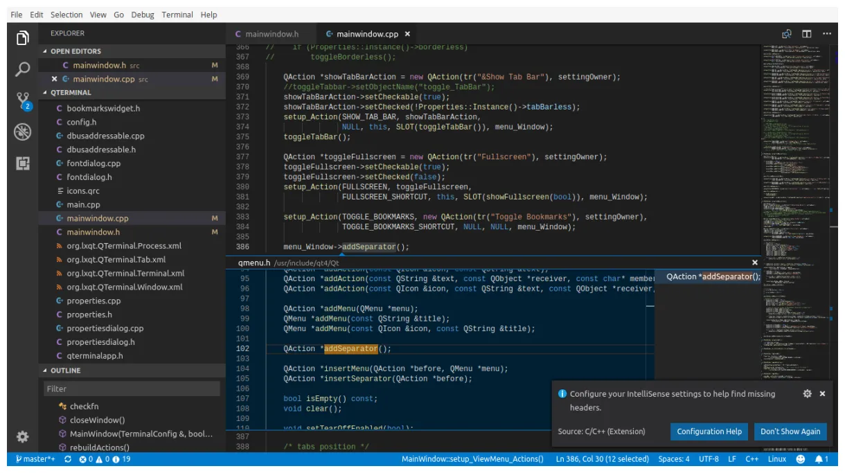 Visual studio code функциональный редактор кода. Программы для linux