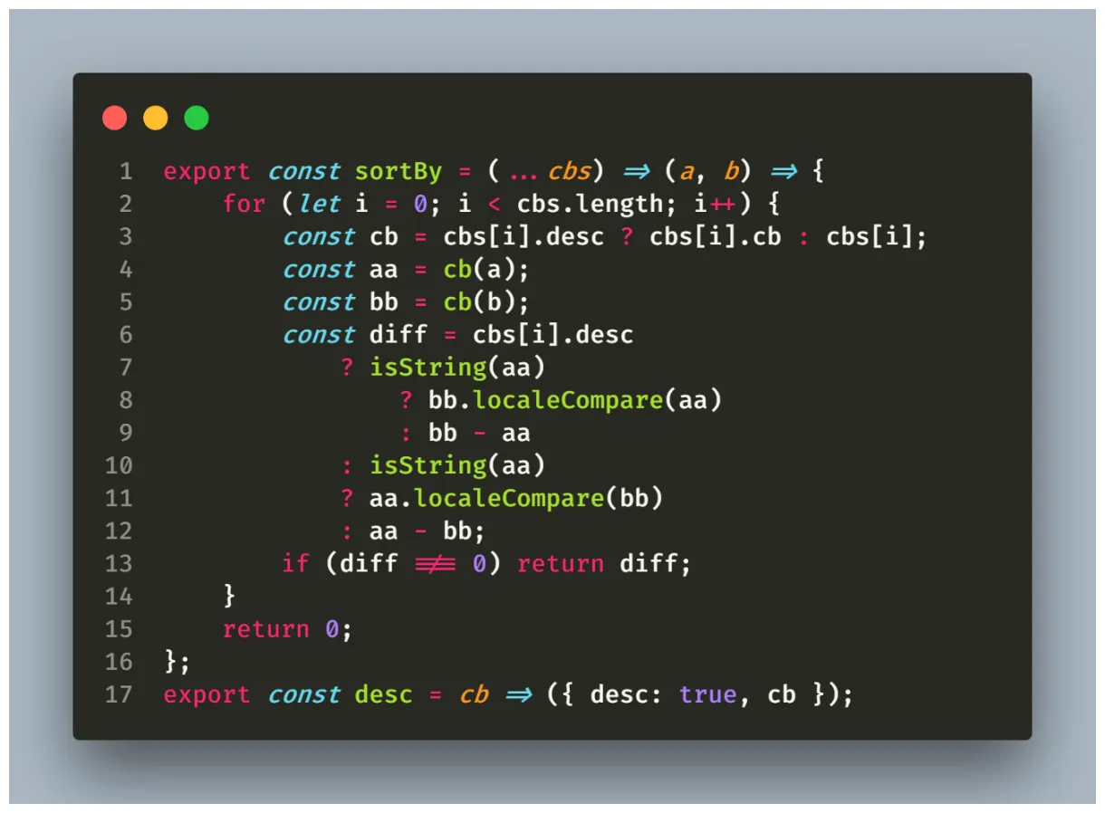 Visual studio code скриншот кода