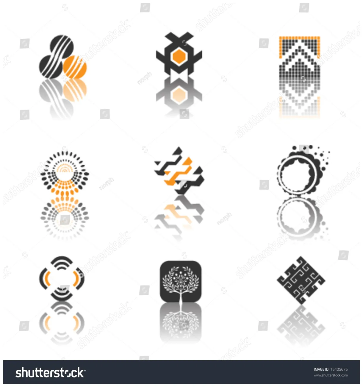 Colorful vector logos stock vector 15405676 shutterstock printable coloring page