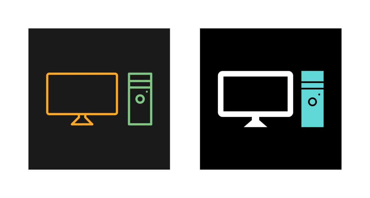 Computer vector icon 23948775 vector art at vecteezy