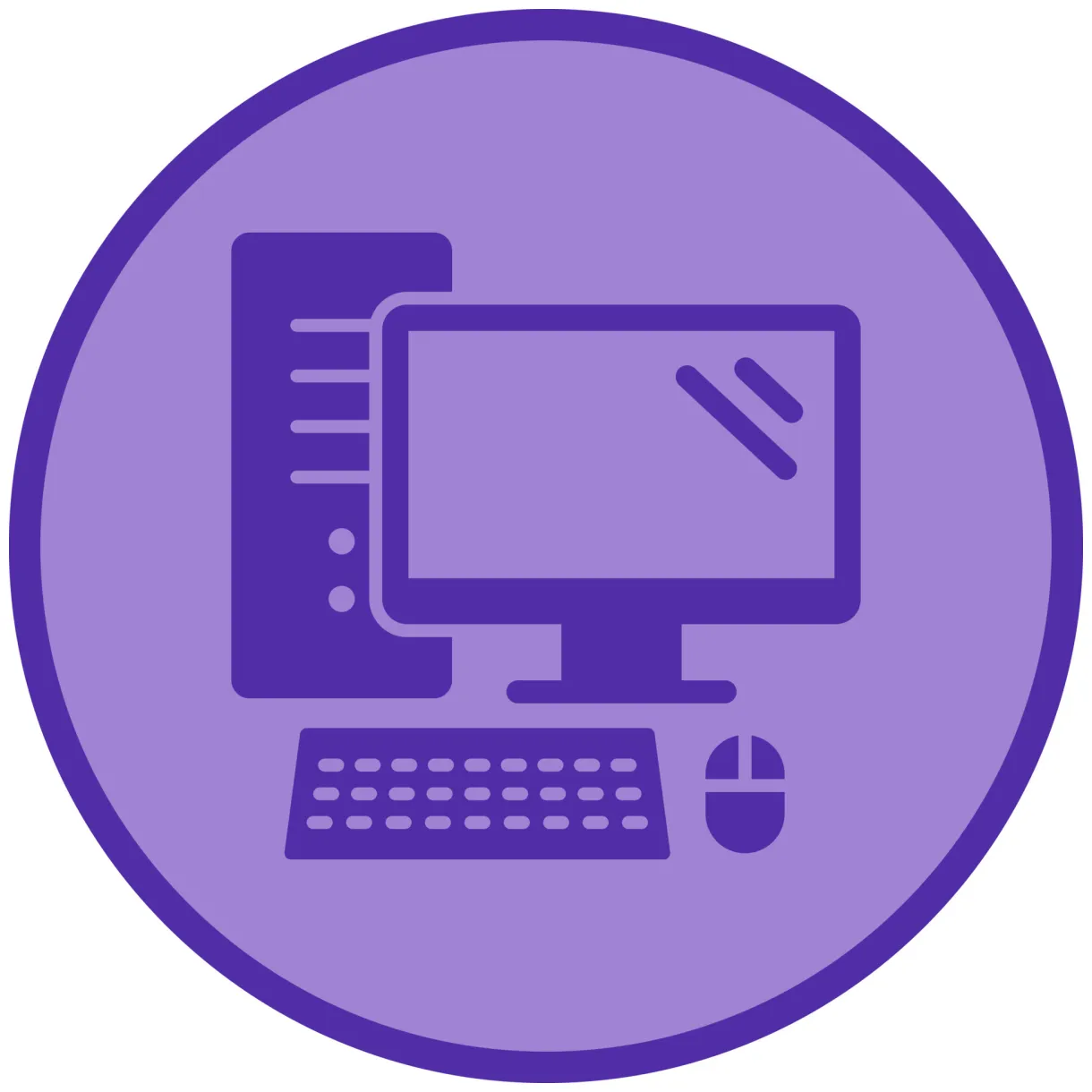 Computer vector icon 20731401 vector art at vecteezy printable coloring page