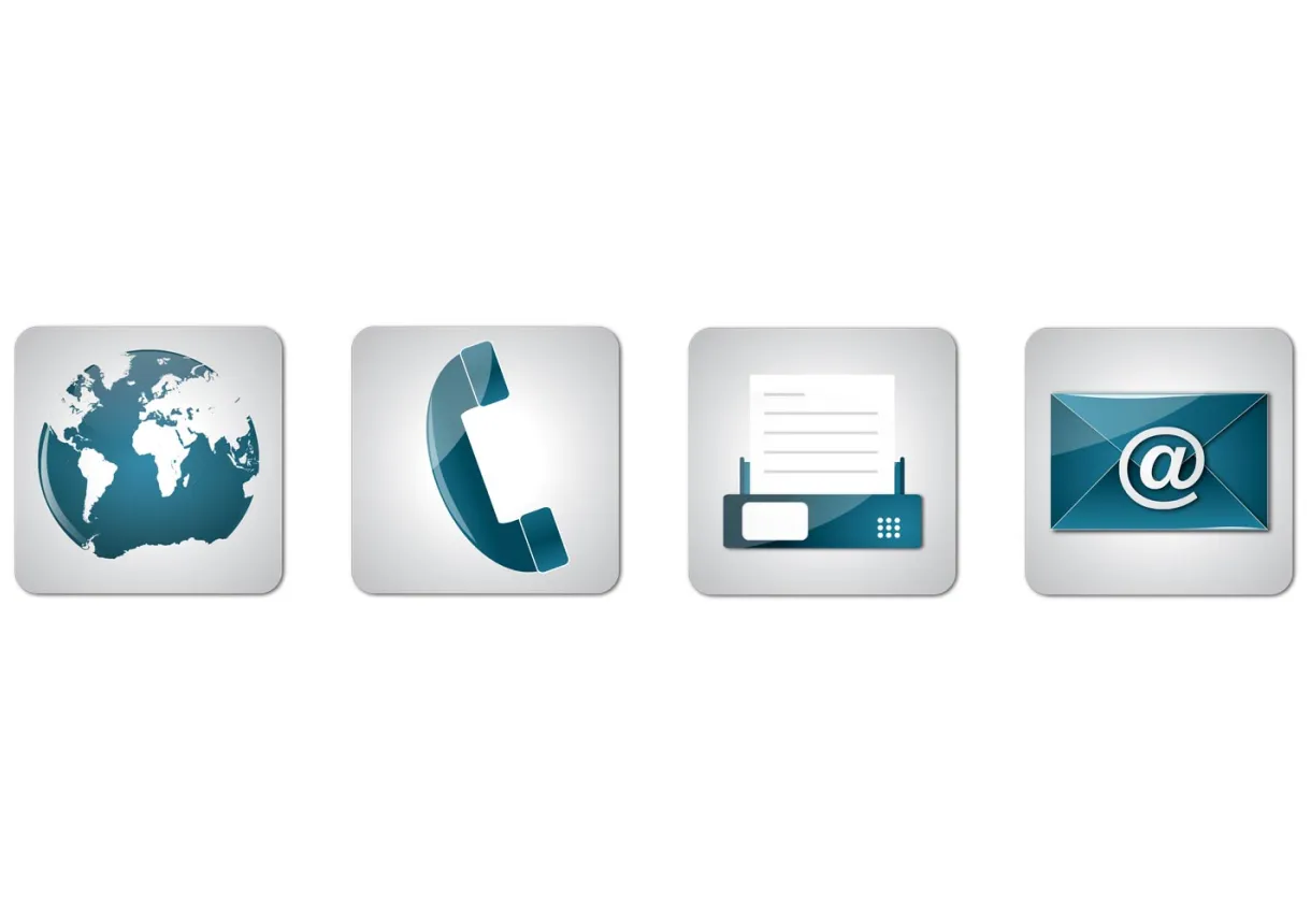 Contact icon vector pack