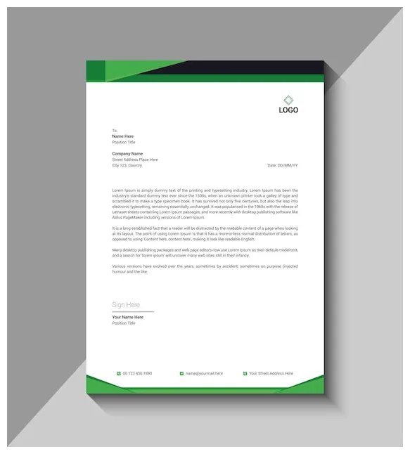 Premium vector vector corporate identity template