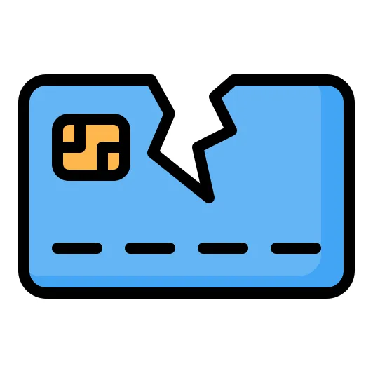 Credit card free business and finance icons