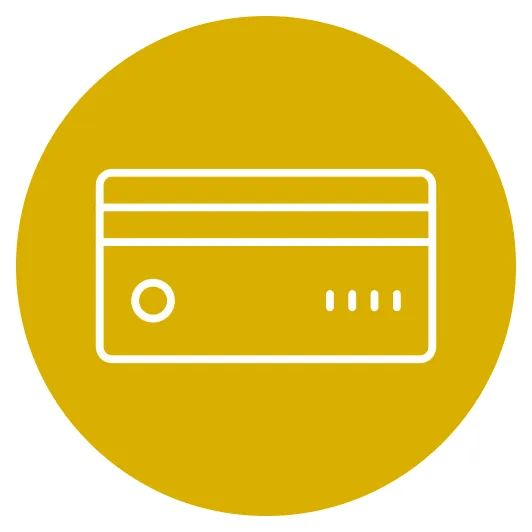 Credit card free business and finance icons