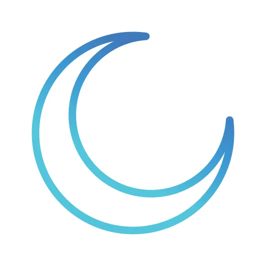 Crescent moon free shapes icons