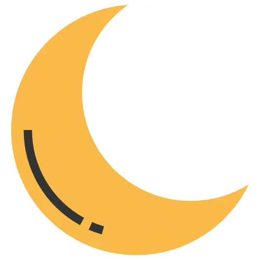 Crescent moon free nature icons