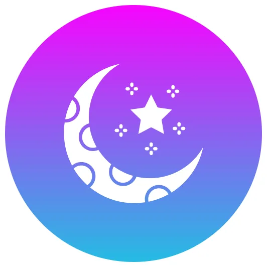 Crescent moon free shapes and symbols icons