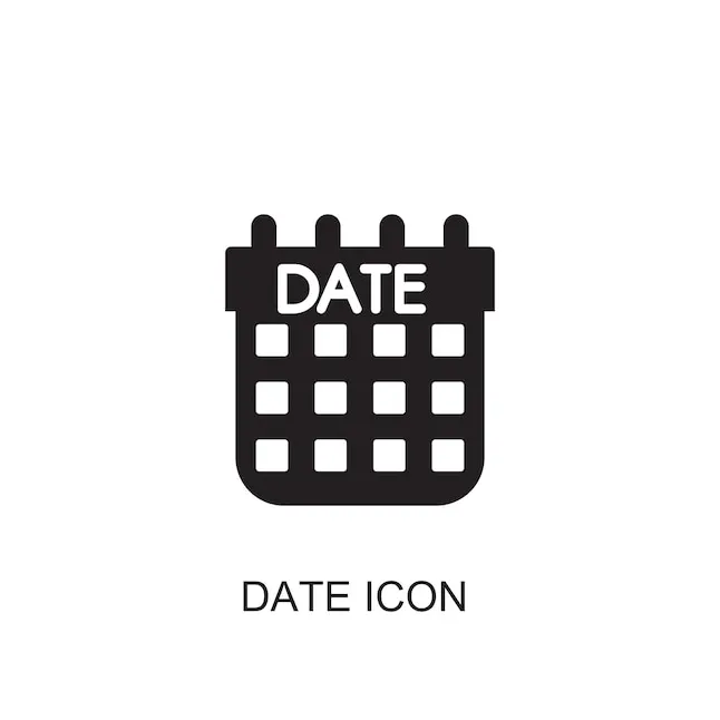 Premium vector date vector icon icon