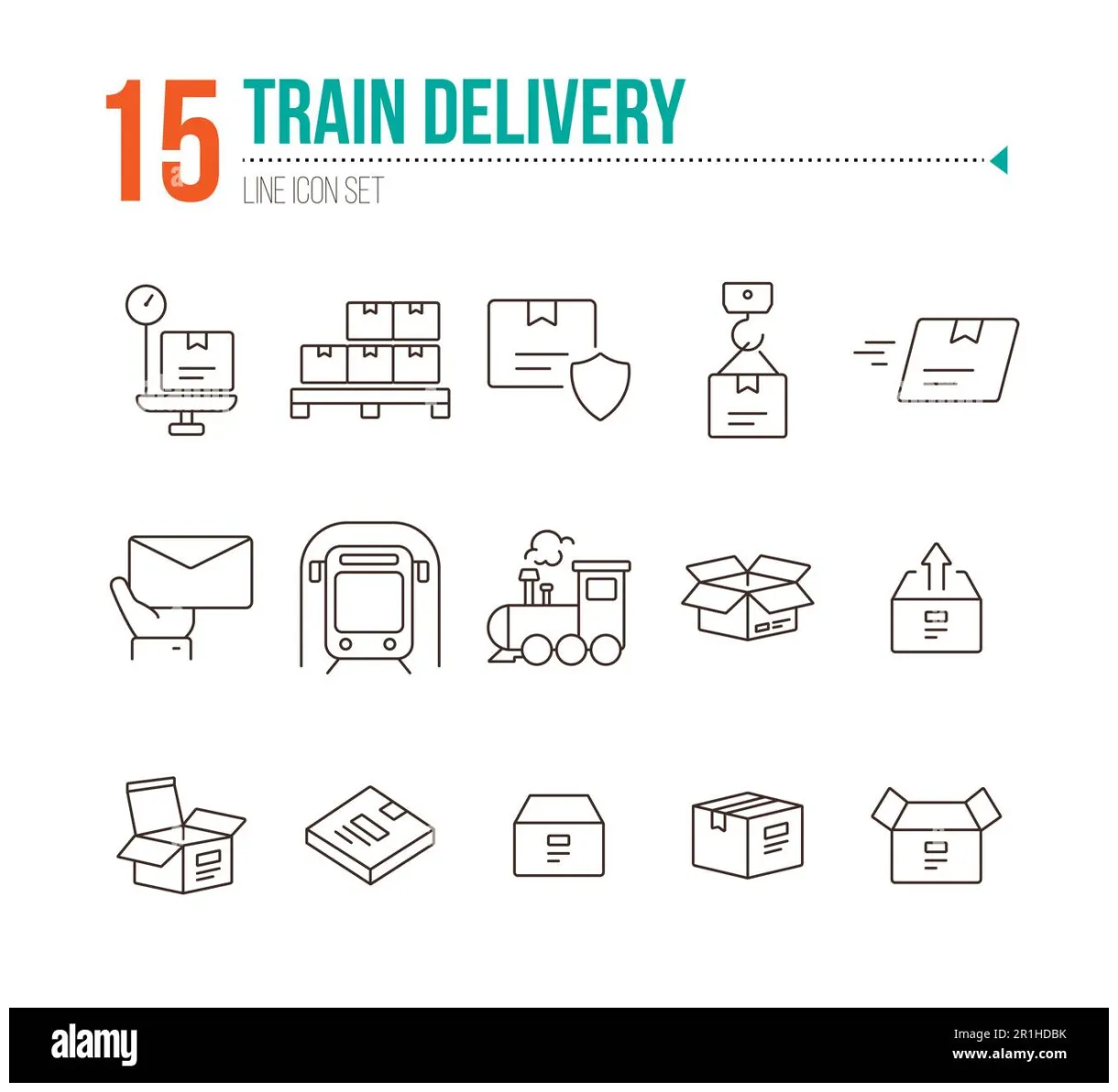 Train stock vector & art alamy