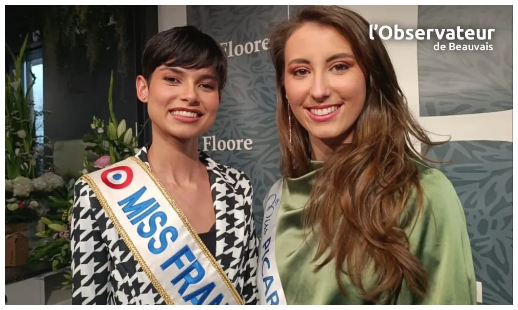 Vidéo À beauvais, miss picardie et miss france 2024 ont inauguré le