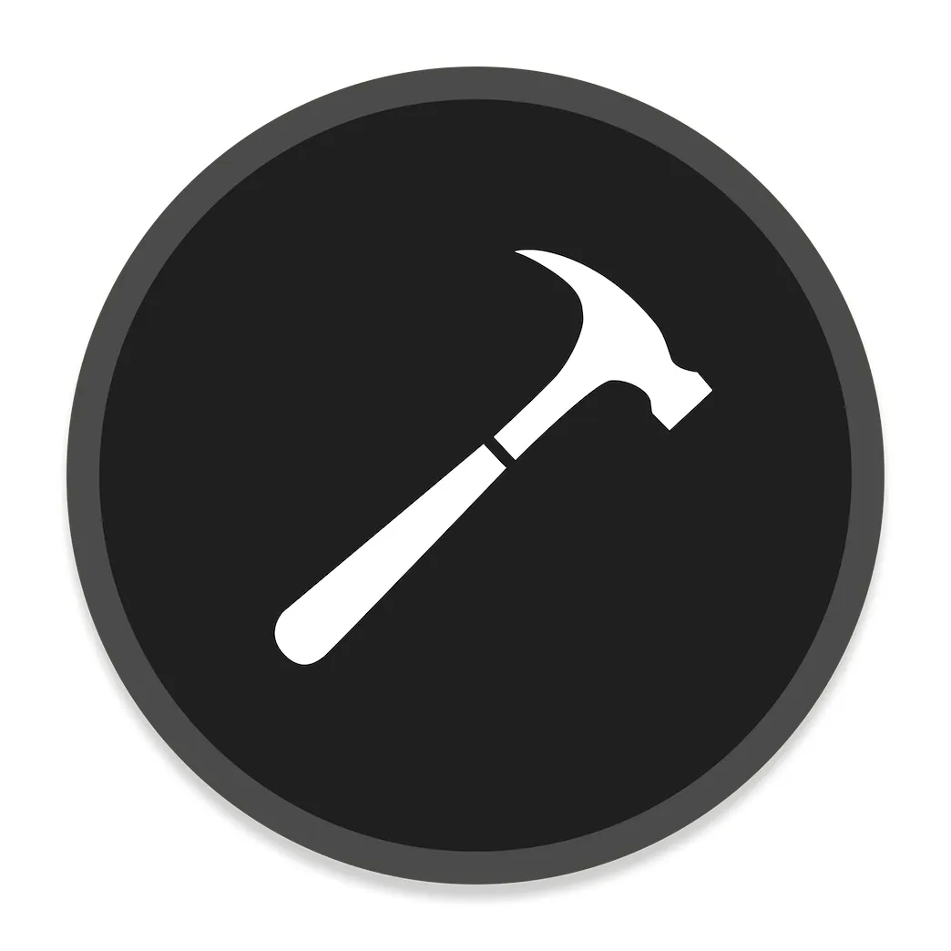 Developer icon button ui system folders & drives iconset blackvariant
