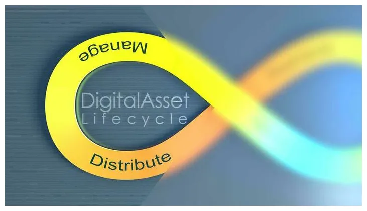 Digital assets stock video footage for