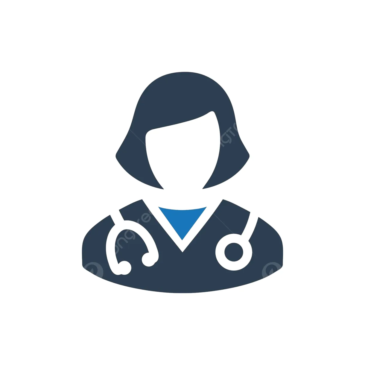 Lady doctor female doctor vector, vector, lady printable coloring page