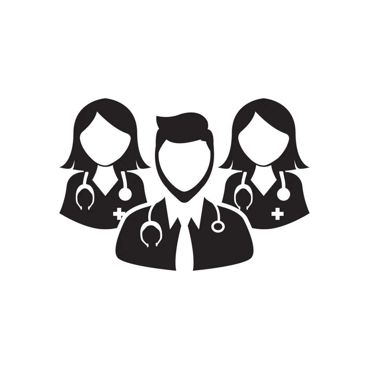 Doctor icon flat vector 14321554 vector art at vecteezy printable coloring page