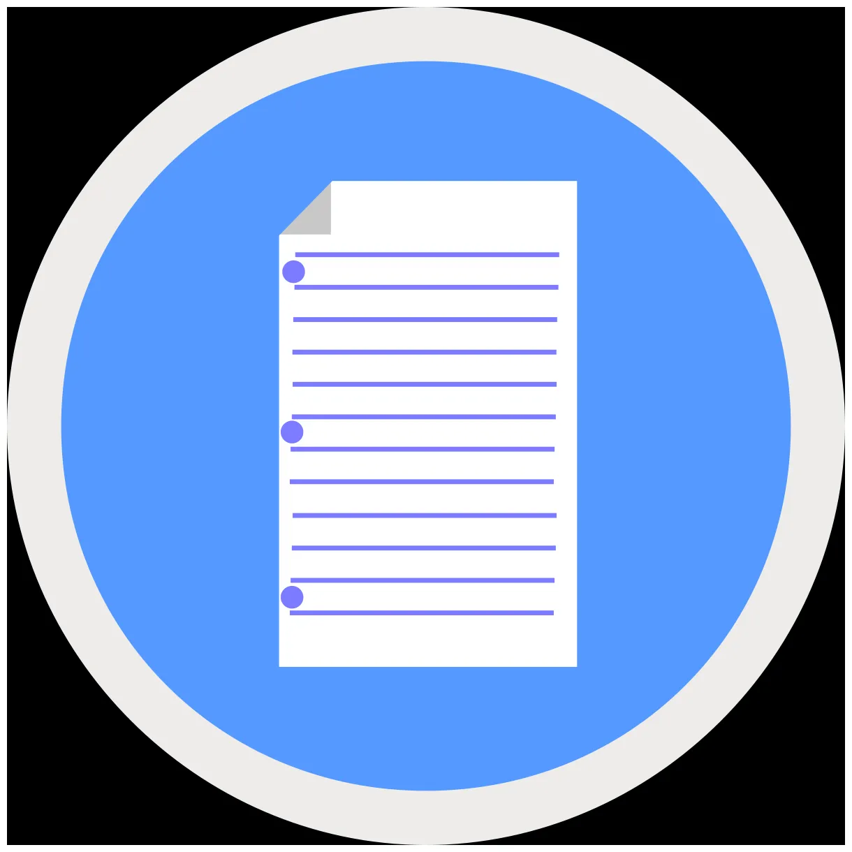 Clipart document icon