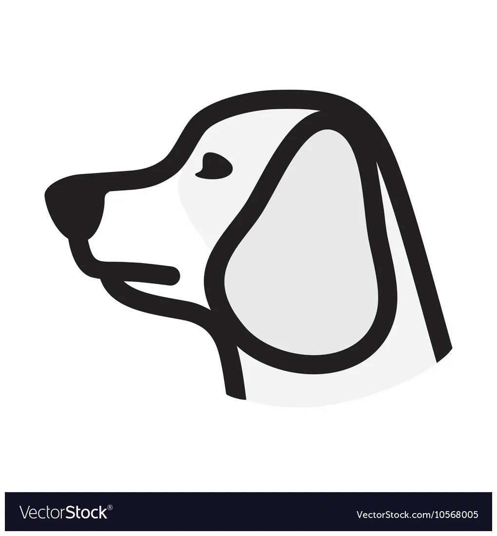 Dog icon vector vectorstock