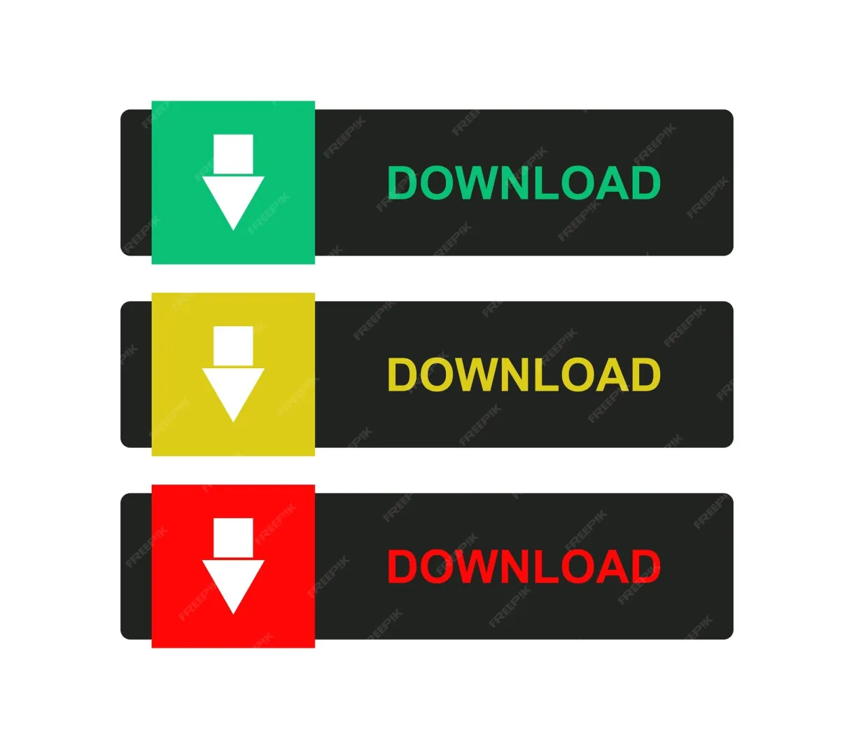 Premium vector download button
