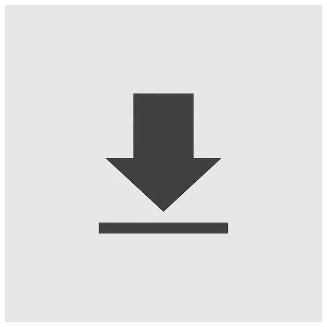 Premium vector download icon