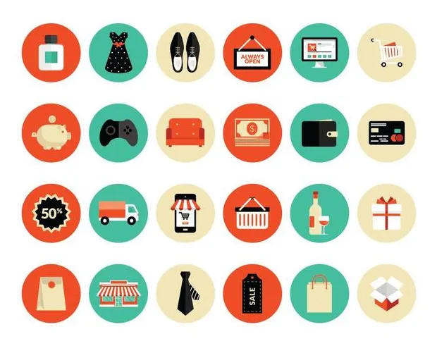 E commerce icons