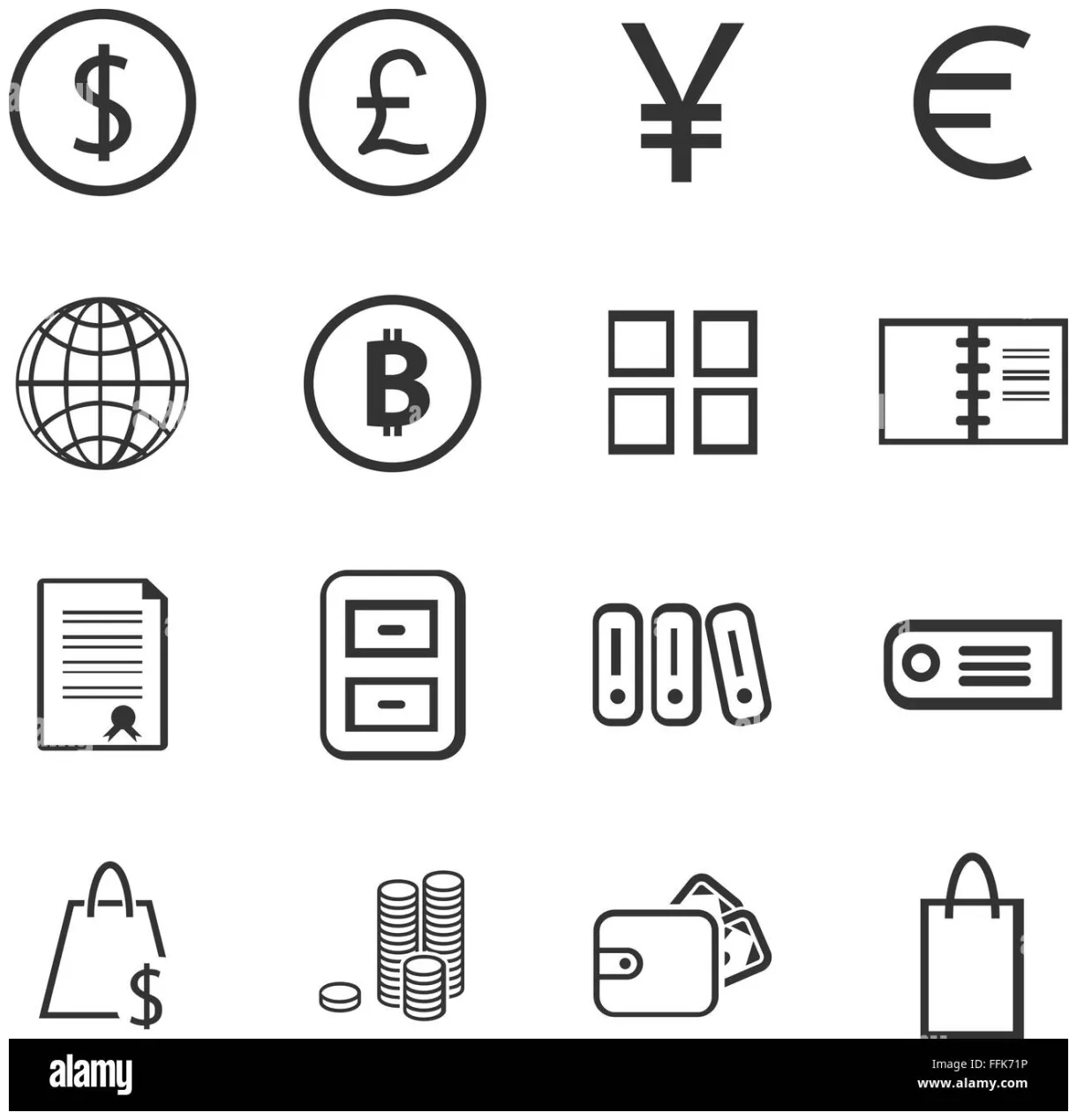 Set stock vector & art alamy