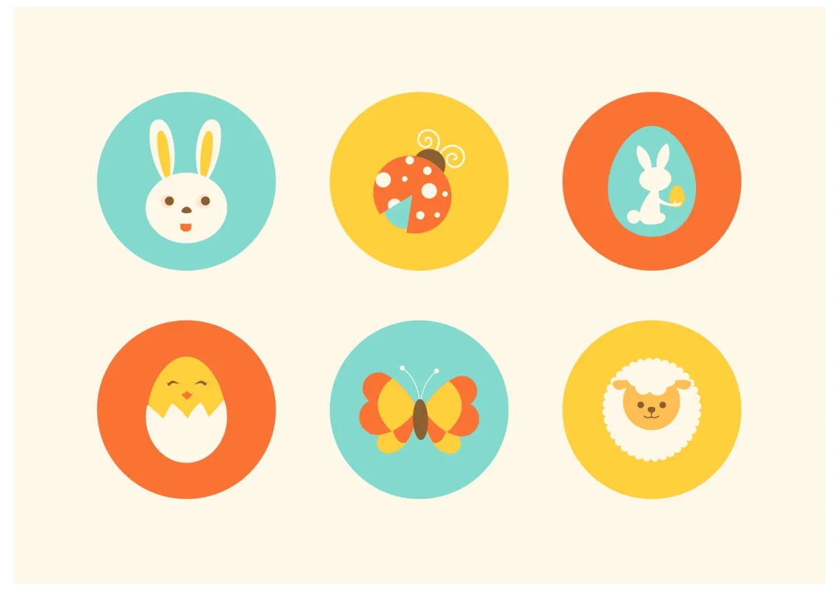 Free easter vector icons 88888 vector art at vecteezy