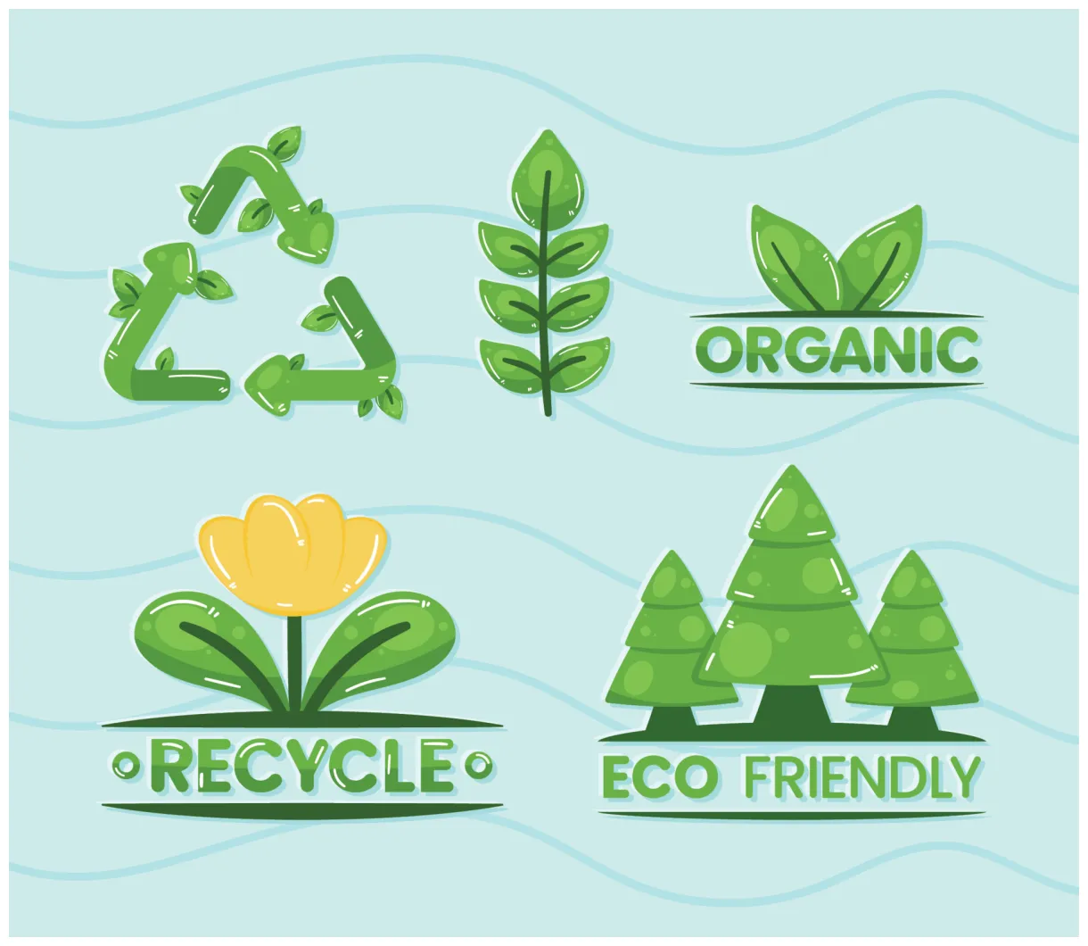 Five 11456907 vector art at vecteezy