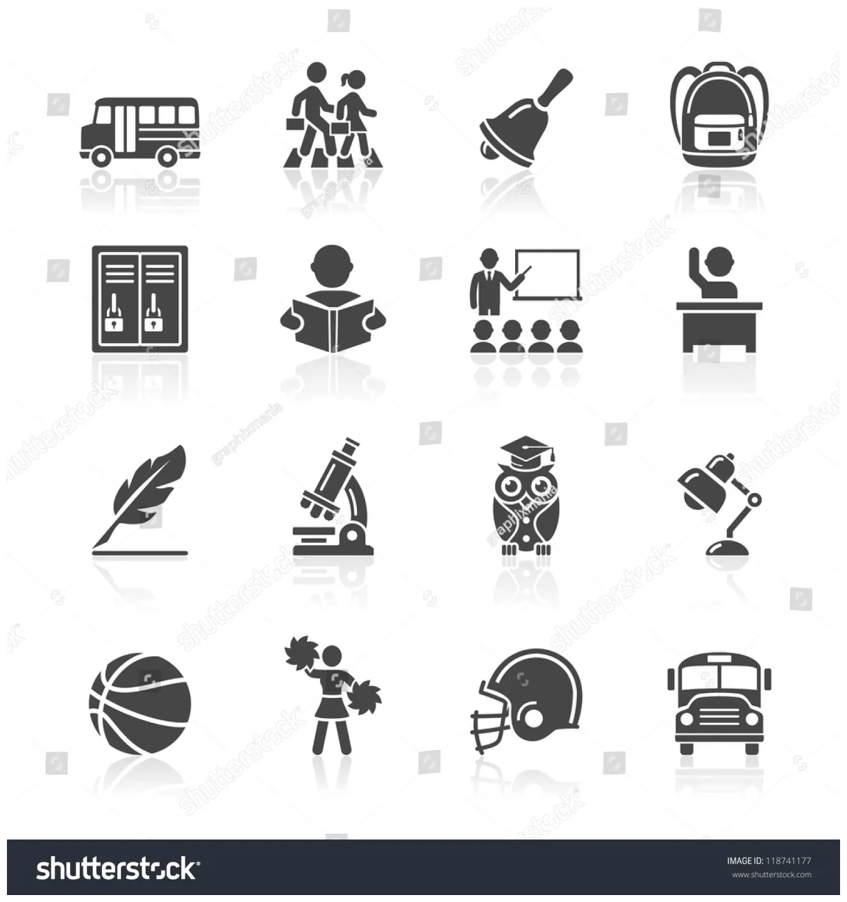 Set 3 vector illustration stock vector