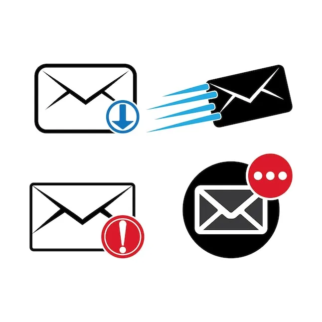 Premium vector message icon logo vector design illustration